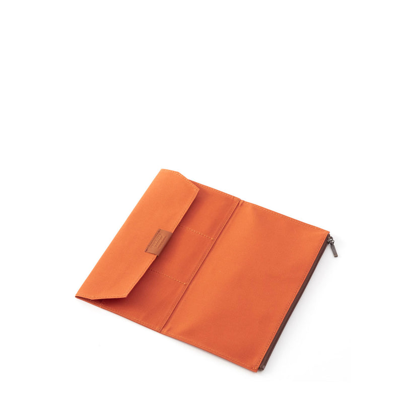 Cotton Zipper Case Orange