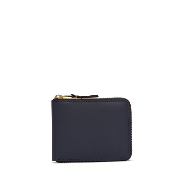 Navy Zipper Wallet – MŌNO