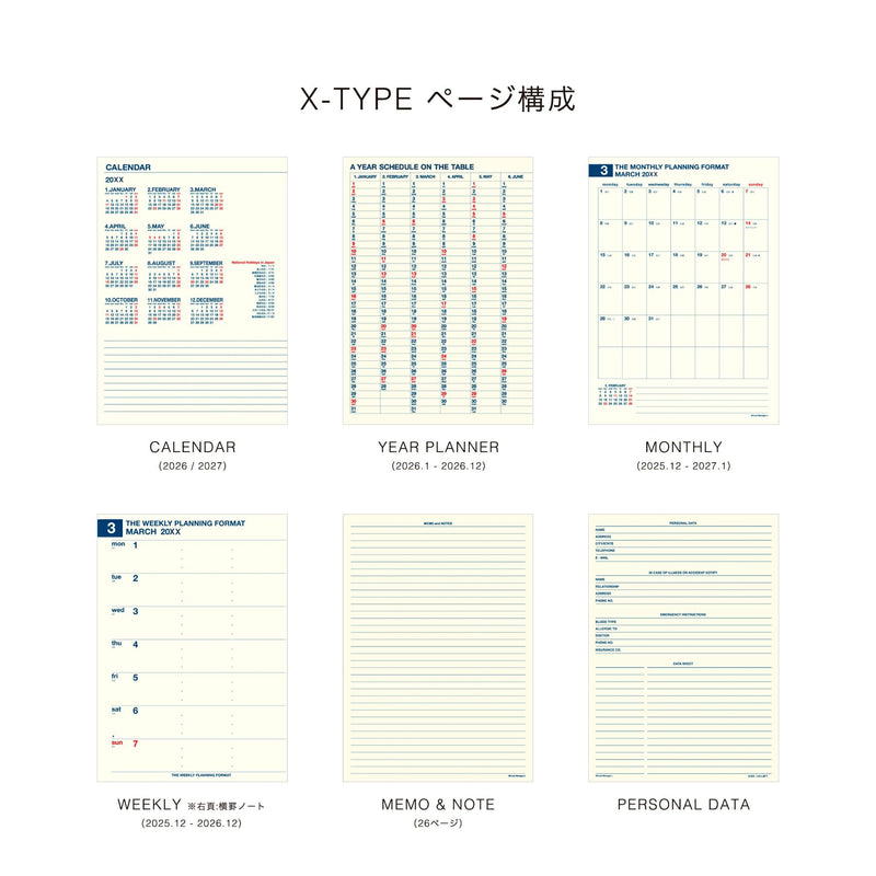 2026 Minute Manager A5 Planner