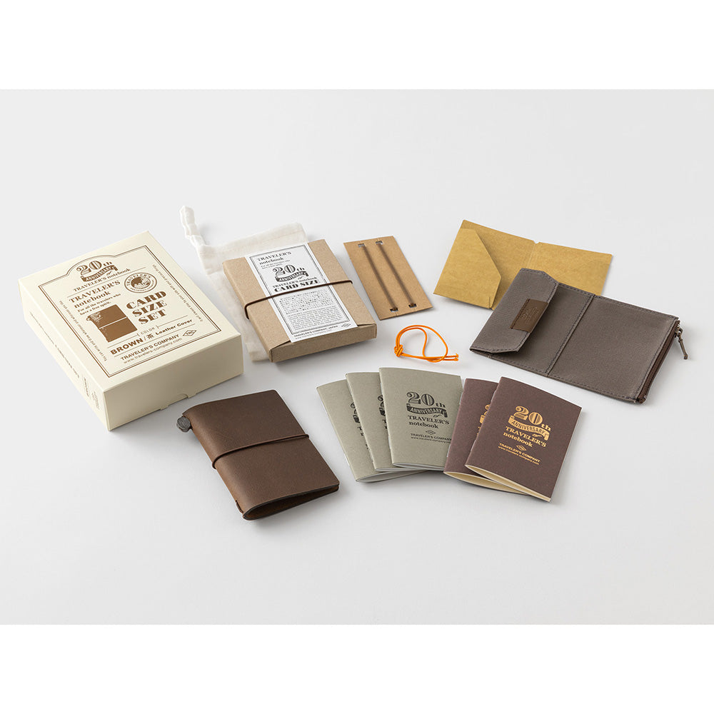 TRAVELER'S notebook 20周年記念セット リフィル BABY Traveler's Notebook 20th Anniversary Box Set – MŌNO
