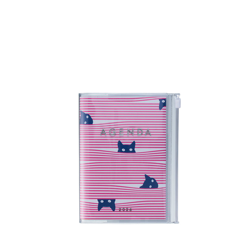 2026 Vertical Weekly Planner B6 Cats