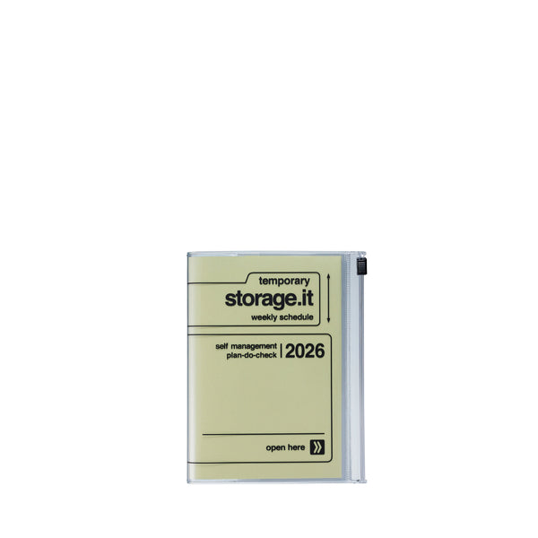 2026 Vertical Weekly Planner A6 Storage.it