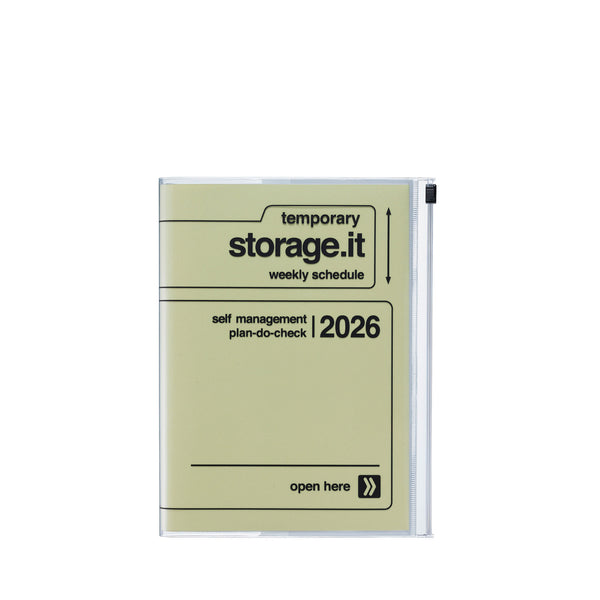 2026 Vertical Weekly Planner A5 Storage.it