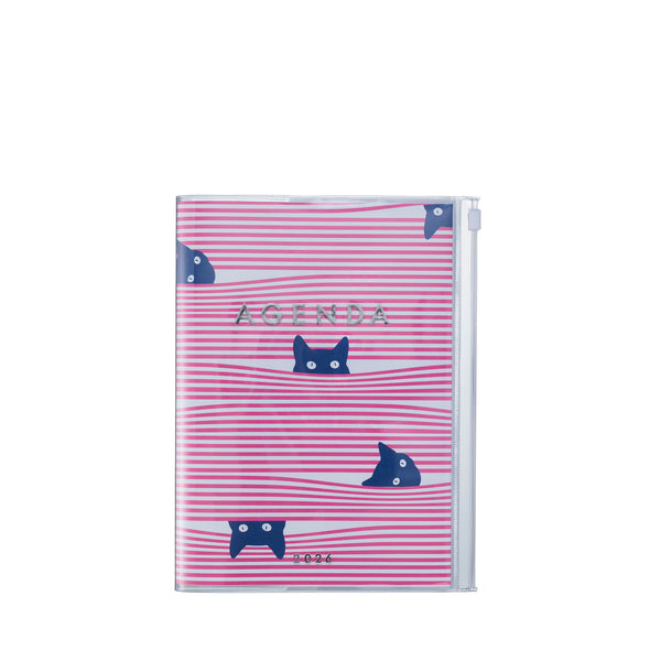 2026 Vertical Weekly Planner A5 Cats