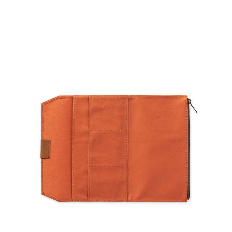 Cotton Zipper Case Orange