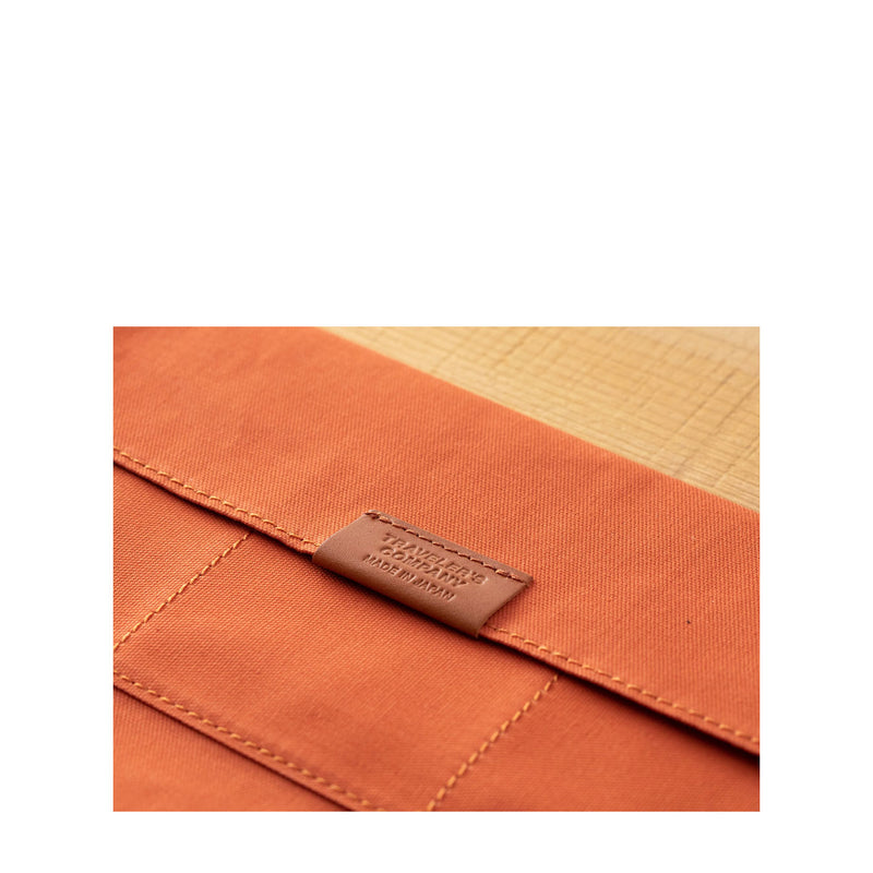 Cotton Zipper Case Orange