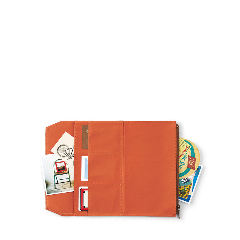 Cotton Zipper Case Orange