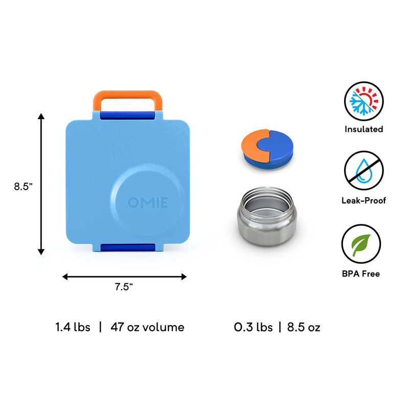 Stainless Steel Leakproof Bento Box - Santa Fe Blue