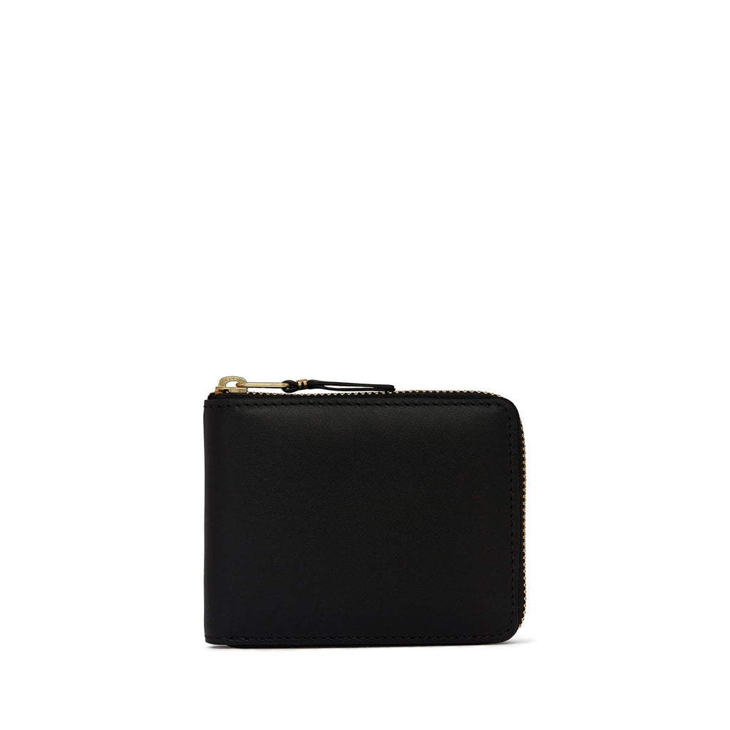 【関税・送料込み】Intrecciato zipper aroun long wallet black Bottega Veneta Intrecciato Calfskin Silver Zip-Around Long