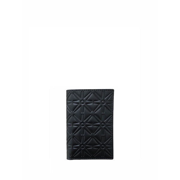 Black Embossed A Card Case