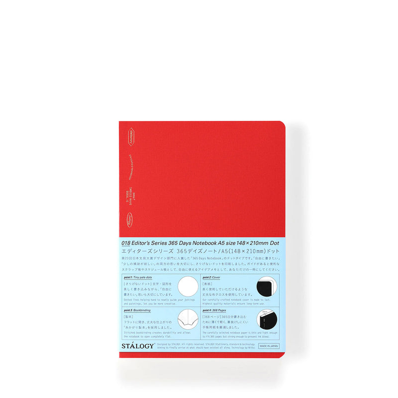 365 Days Notebook A5 Dot Grid