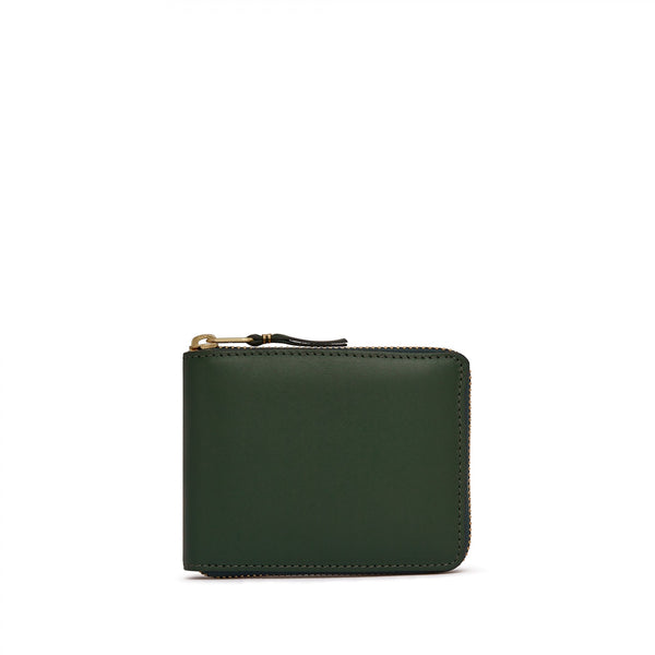 Bottle Green Zipper Wallet