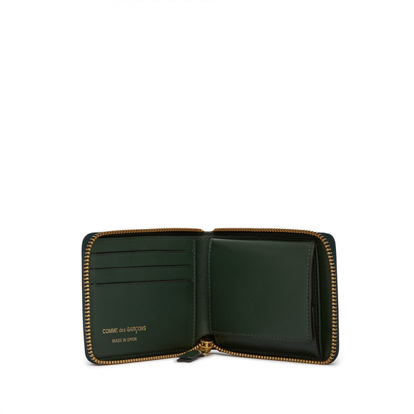 Bottle Green Zipper Wallet