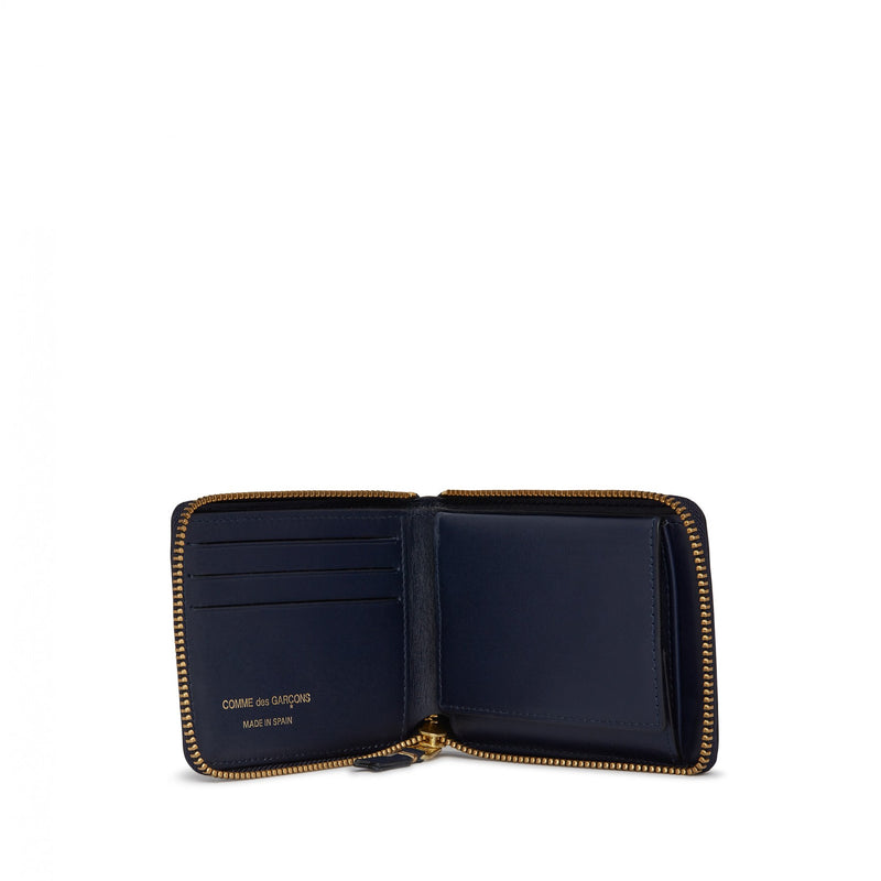 Navy Zipper Wallet